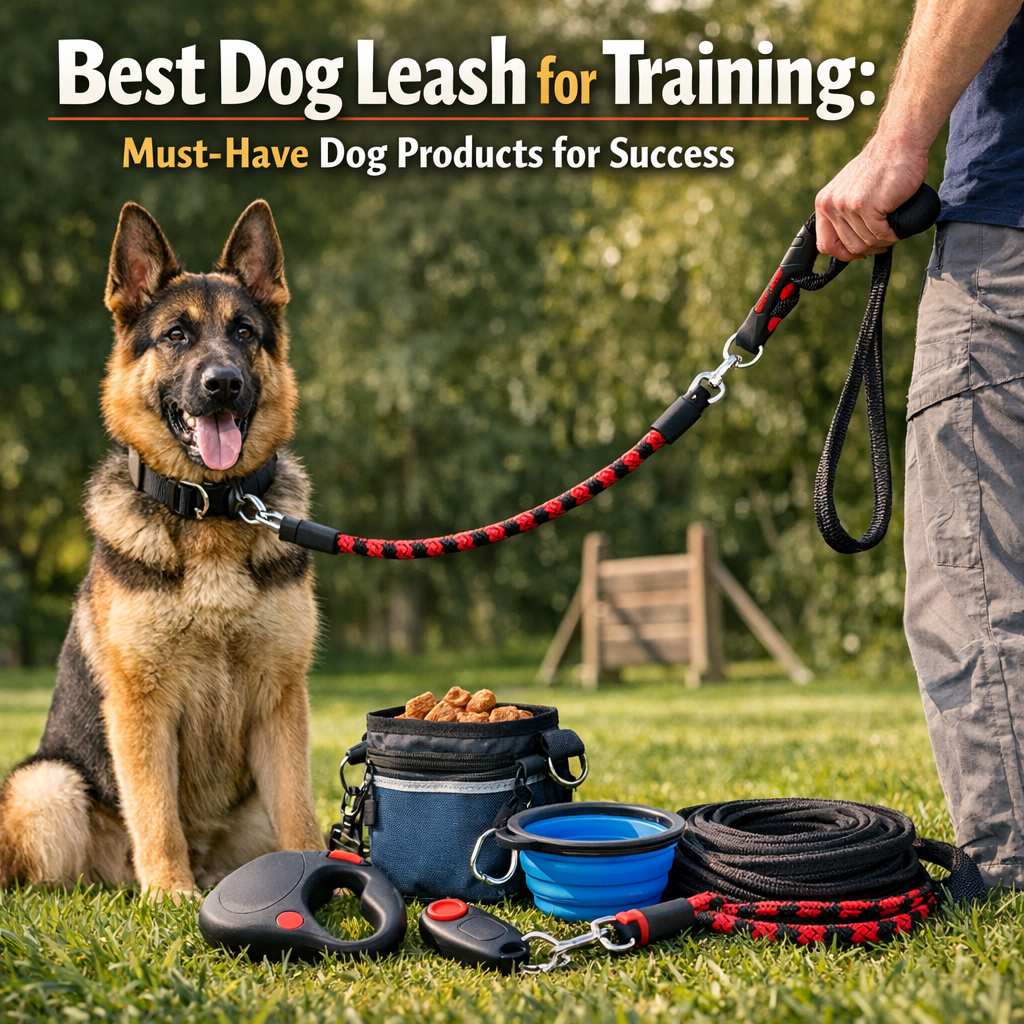 Illustration of Best Dog Leash for Training: Must-Have Dog Products for Success