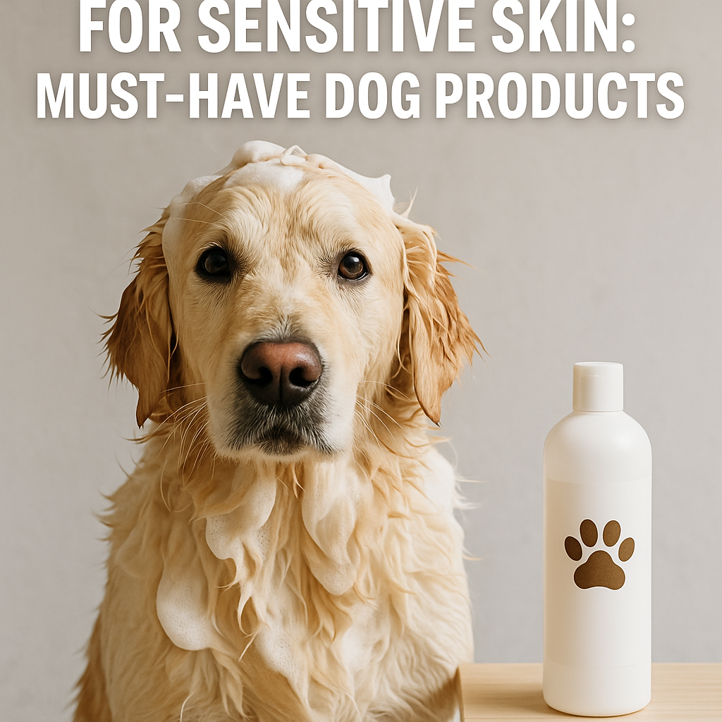 Illustration of Best Dog Shampoo for Sensitive Skin: Must-Have Dog Products