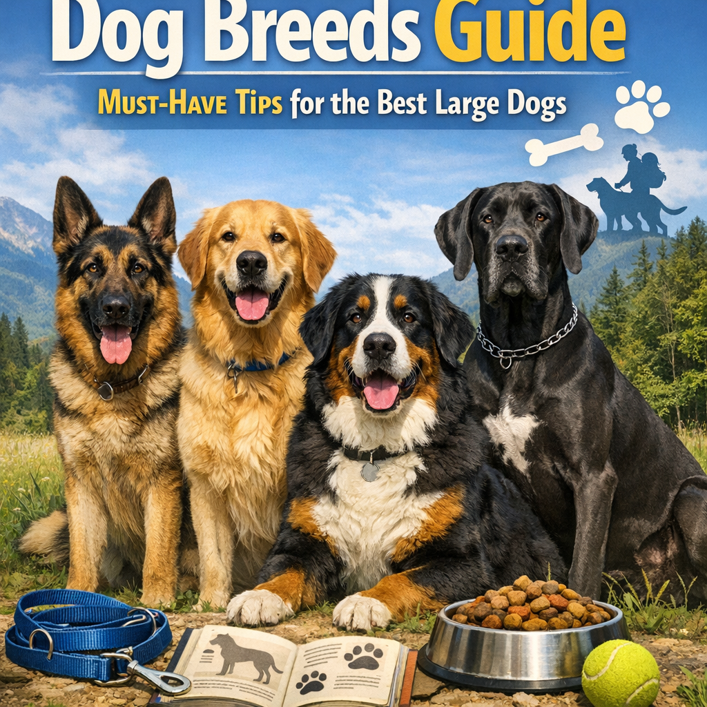 Illustration of Dog Breeds Guide: Must-Have Tips for the Best Large Dogs