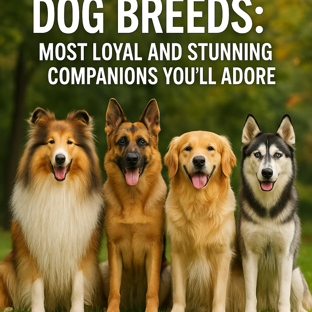 Illustration of Dog Breeds: Most Loyal and Stunning Companions You’ll Adore