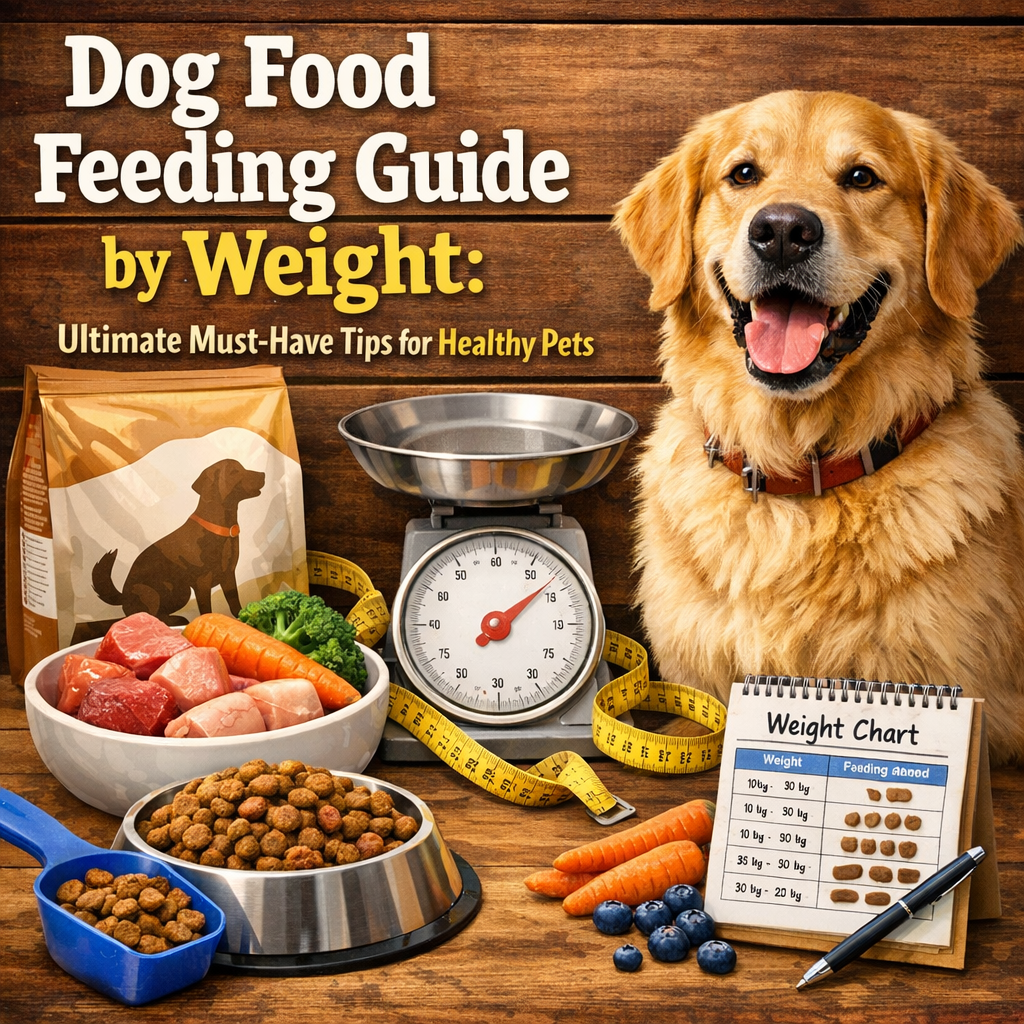 Illustration of Dog Food Feeding Guide by Weight: Ultimate Must-Have Tips for Healthy Pets