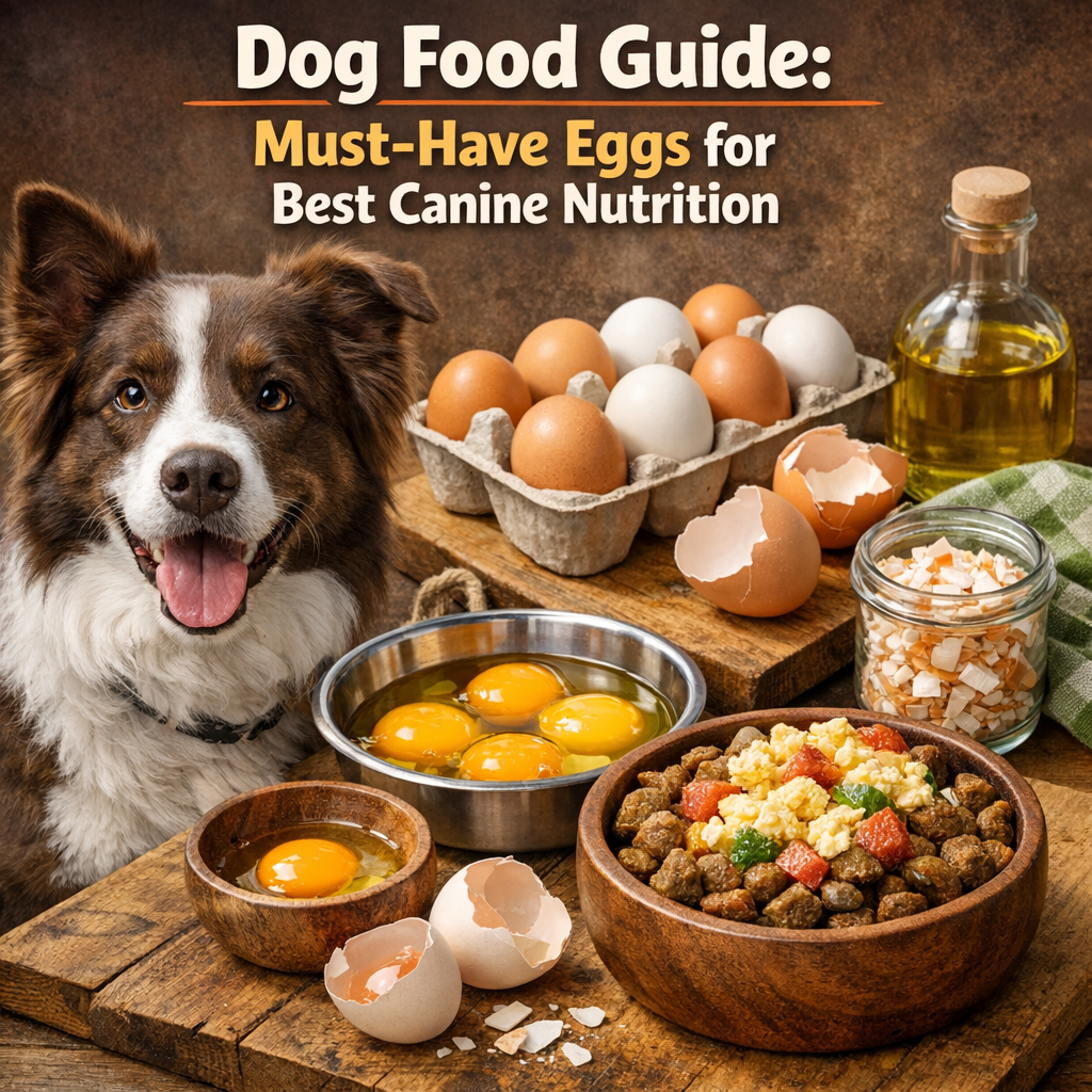 Illustration of Dog Food Guide: Must-Have Eggs for Best Canine Nutrition