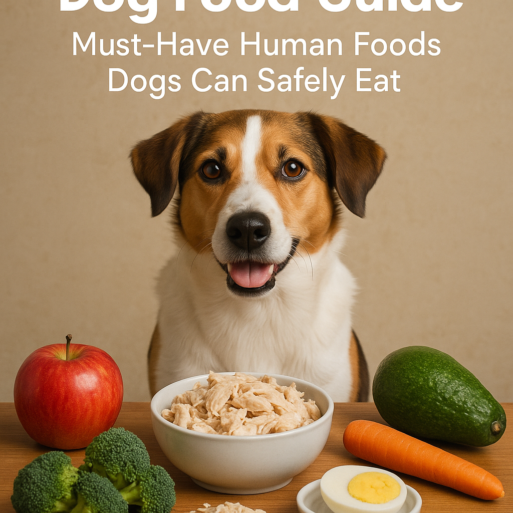 Illustration of Dog Food Guide: Must-Have Human Foods Dogs Can Safely Eat