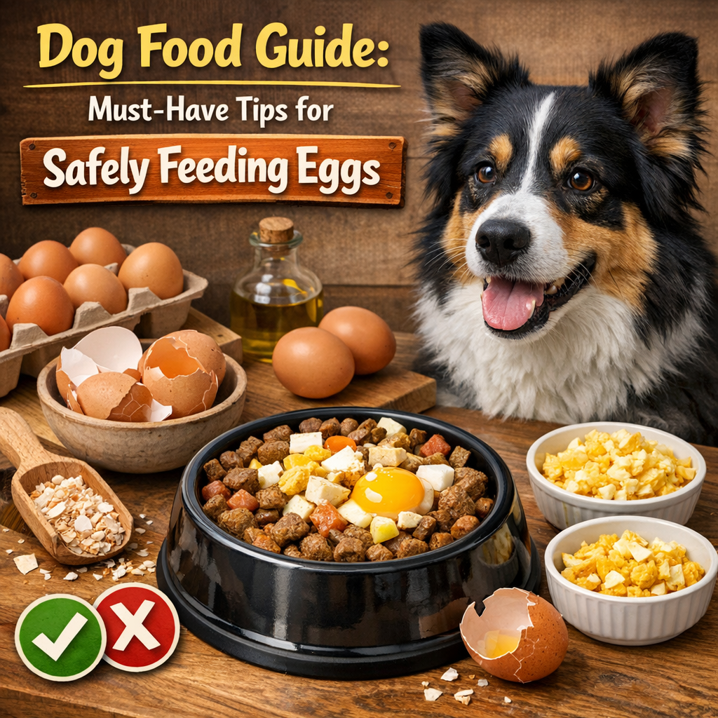 Illustration of Dog Food Guide: Must-Have Tips for Safely Feeding Eggs