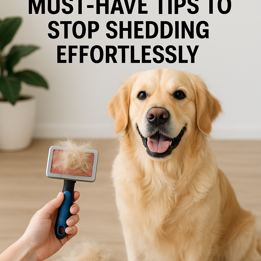 Illustration of Dog Health: Must-Have Tips to Stop Shedding Effortlessly
