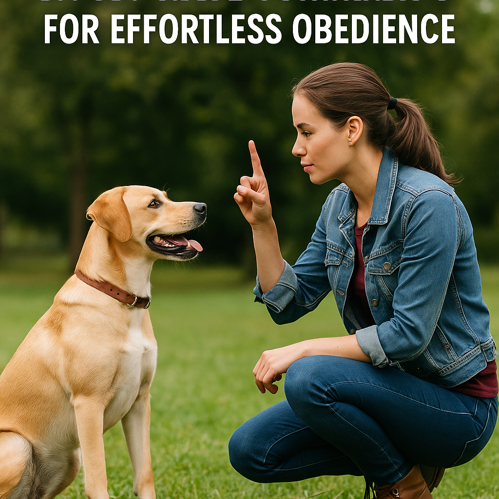 Illustration of Dog Training Basics: Must-Have Commands for Effortless Obedience