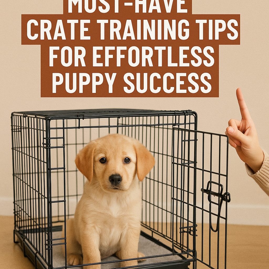 Illustration of Dog Training: Must-Have Crate Training Tips for Effortless Puppy Success