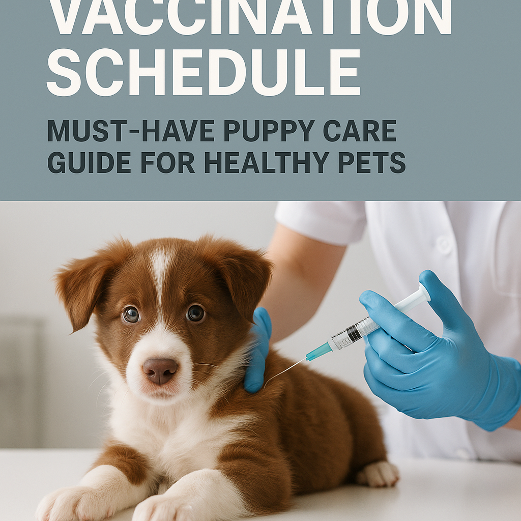 Illustration of Puppy Vaccination Schedule: Must-Have Puppy Care Guide for Healthy Pets