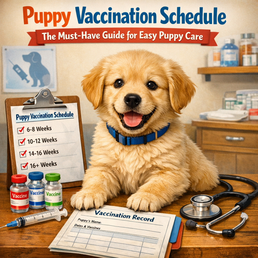 Illustration of Puppy Vaccination Schedule: The Must-Have Guide for Easy Puppy Care